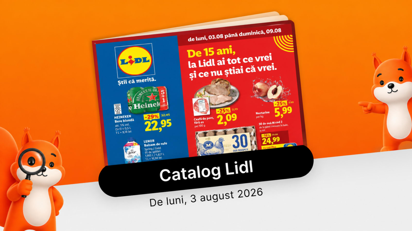 Noul catalog Lidl de la 03.08.