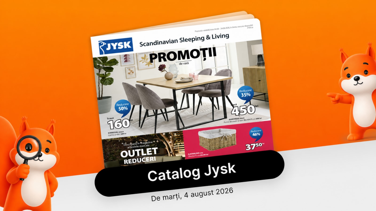 Noul catalog Jysk de la 04.08.